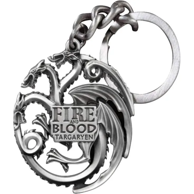 Game of Thrones Metall Schlüsselanhänger Targaryen Sigil