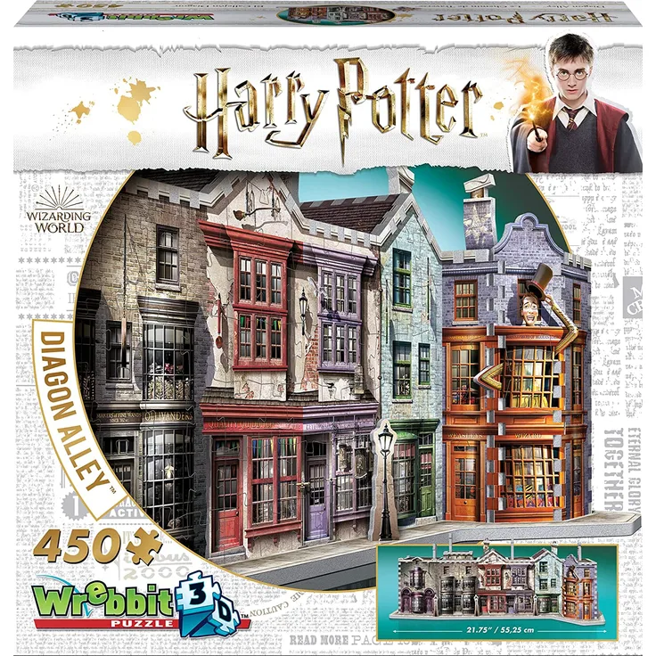 Wrebbit 3D W3D-1010 Harry Potter 3D Puzzle, bunt