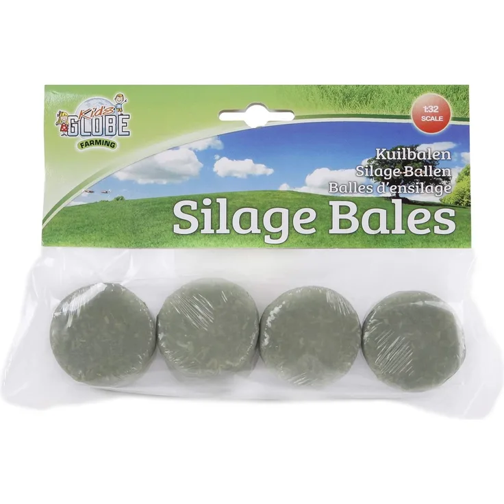 Kids Globe 610762 - Silageballen-Set rund 4 Stück