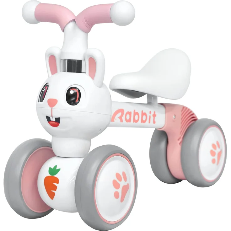 XIAPIA Kinder Laufrad ab 1 Jahr Lauflernrad für 10 - 36 Monate Baby, TÜV geprüft Erst Rutschrad Fahrzeug Geschenke für Jungen/Mädchen Kleinkind Spielzeug (Hase) – Bild 1
