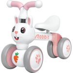 XIAPIA Kinder Laufrad ab 1 Jahr Lauflernrad für 10 - 36 Monate Baby, TÜV geprüft Erst Rutschrad Fahrzeug Geschenke für Jungen/Mädchen Kleinkind Spielzeug (Hase)