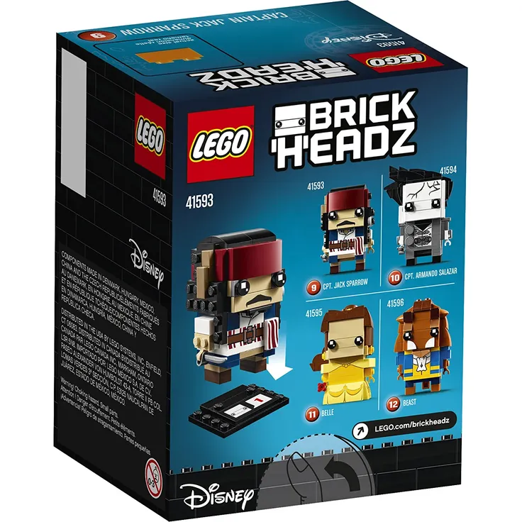 LEGO Brickheadz 41593 - Captain Jack Sparrow, Piratengeschenk – Bild 6