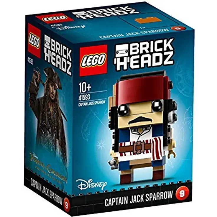 LEGO Brickheadz 41593 - Captain Jack Sparrow, Piratengeschenk – Bild 2