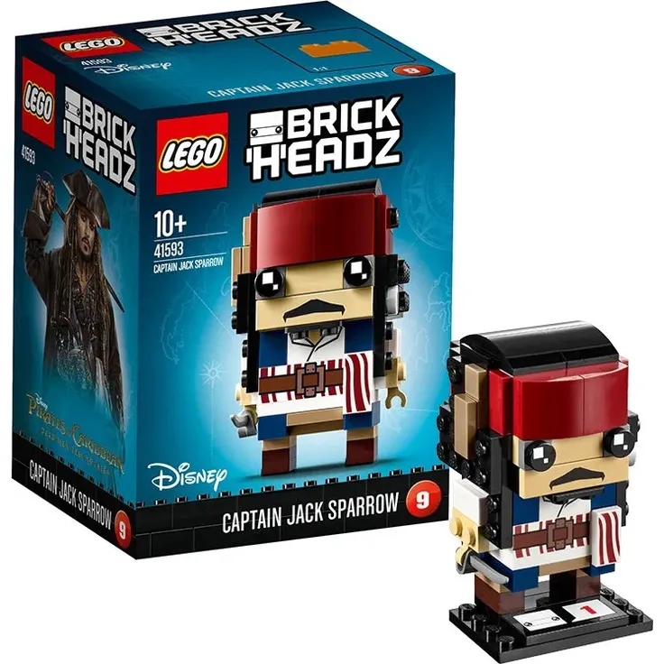 LEGO Brickheadz 41593 - Captain Jack Sparrow, Piratengeschenk – Bild 5