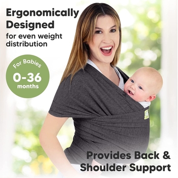 Elastisches Tragetuch Für Babys - Ergonomisch & Verstellbar Für Neugeborene