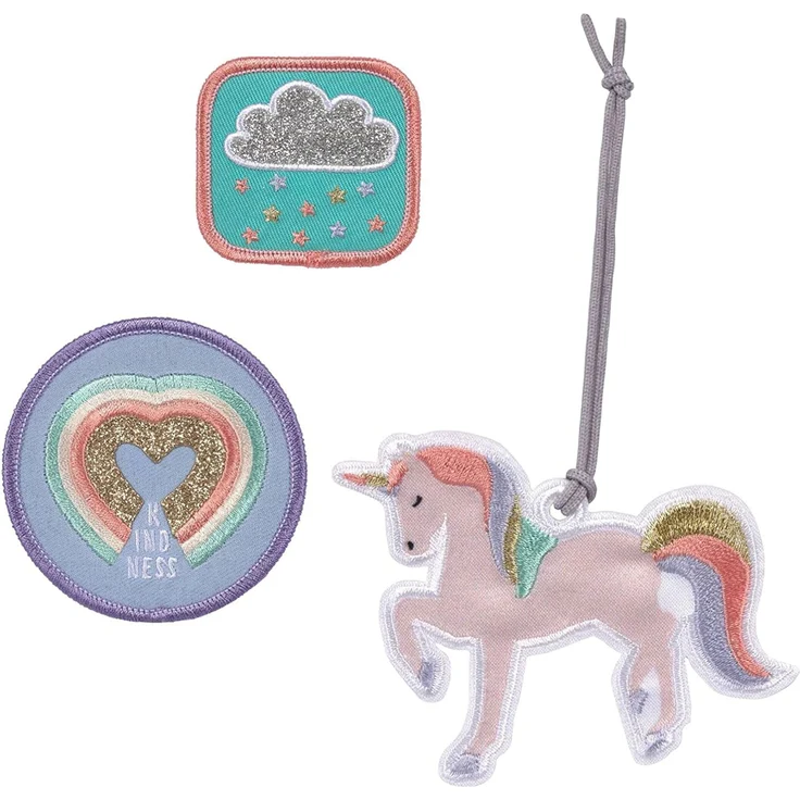Lässig Anhänger & Patches - Schul Set Unique, Unicorn glitter – Bild 3