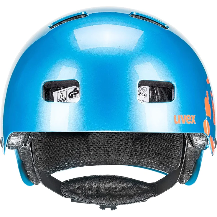 uvex 'Kid 3' Fahrradhelm dirtbike blue orange in Gr. XXS/S (Kopfumfang: 51-55cm) – Bild 2