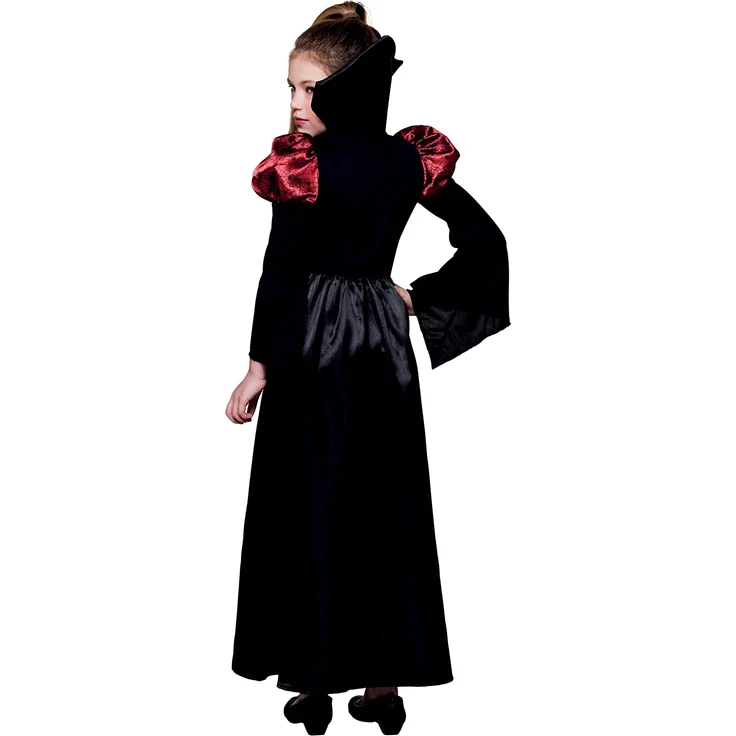Boland kinderkostüm Vampirmädchen schwarz/rot 2-teilig Größe 104-116 – Bild 2