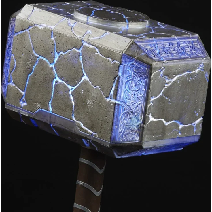Thor: Love and Thunder Marvel Legends Rollenspiel-Replik 1/1 Mighy Thor Elektronischer Hammer Mjolnir 49 cm – Bild 10