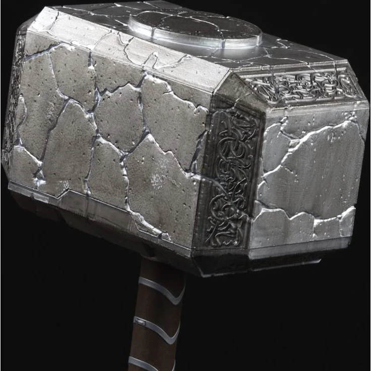 Thor: Love and Thunder Marvel Legends Rollenspiel-Replik 1/1 Mighy Thor Elektronischer Hammer Mjolnir 49 cm – Bild 9