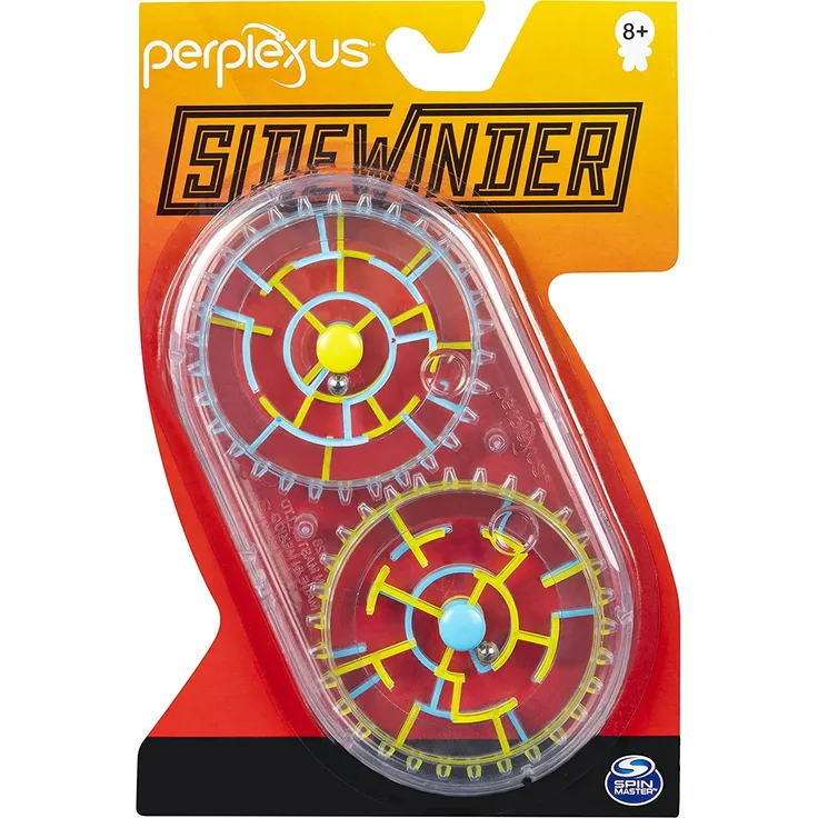 Spin Master Games 6053921 Perplexus Sidewinder, tragbares 3D-Labyrinthspiel mit 2 Labyrinthen, für Kinder ab 8 Jahren, Multicolour