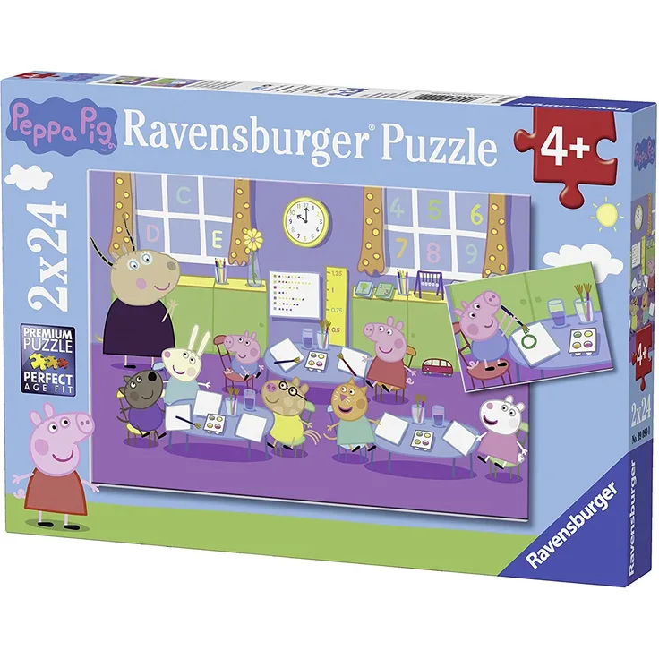 Ravensburger Spiel - Peppa in der Schule, 24 Teile
