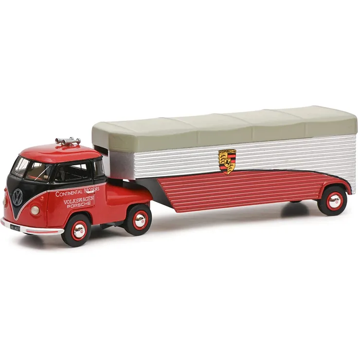Marken u. Produkte 452001000 VW T1 C. Motors rot/schw. 1:64