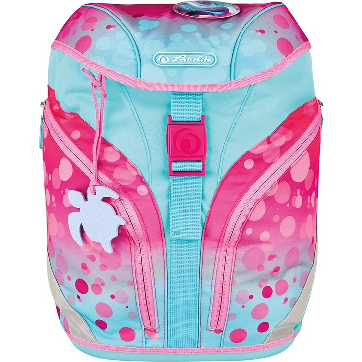 Herlitz Schulranzenset SoftLight Plus GREENline Pink Bubbles – Bild 2