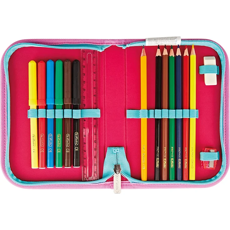 Herlitz Schulranzenset SoftLight Plus GREENline Pink Bubbles – Bild 6