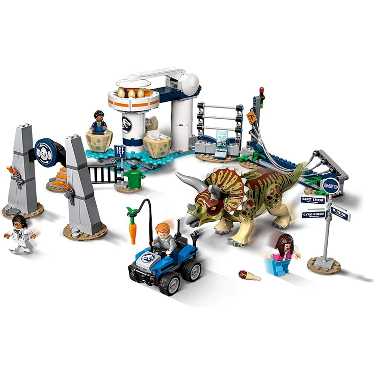 LEGO 75937 - Jurassic World Triceratops-Randale, Bauset – Bild 2