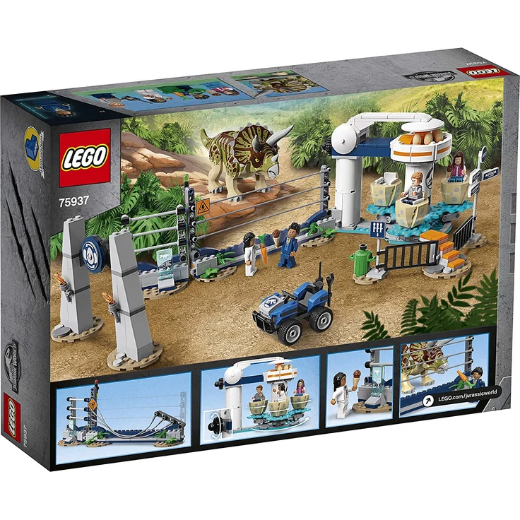 LEGO 75937 - Jurassic World Triceratops-Randale, Bauset – Bild 8