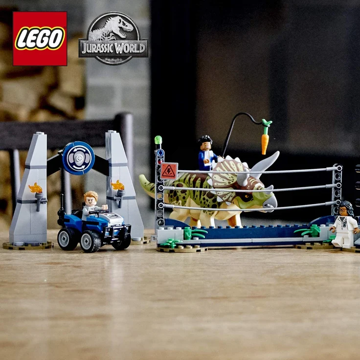 LEGO 75937 - Jurassic World Triceratops-Randale, Bauset – Bild 7