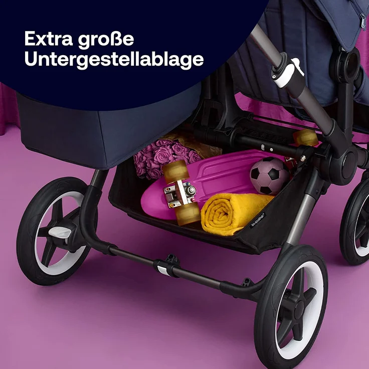 Bugaboo Donkey 5 Duo Erweiterungsset Komplett Midnight Black Schwarz 1 – Bild 6