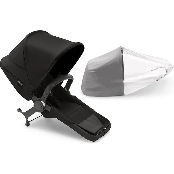 Bugaboo Donkey 5 Duo Erweiterungsset Komplett Midnight Black Schwarz 1