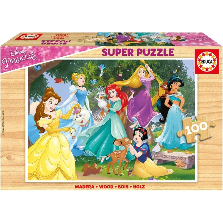 Educa 17628 100 Disney Princesses