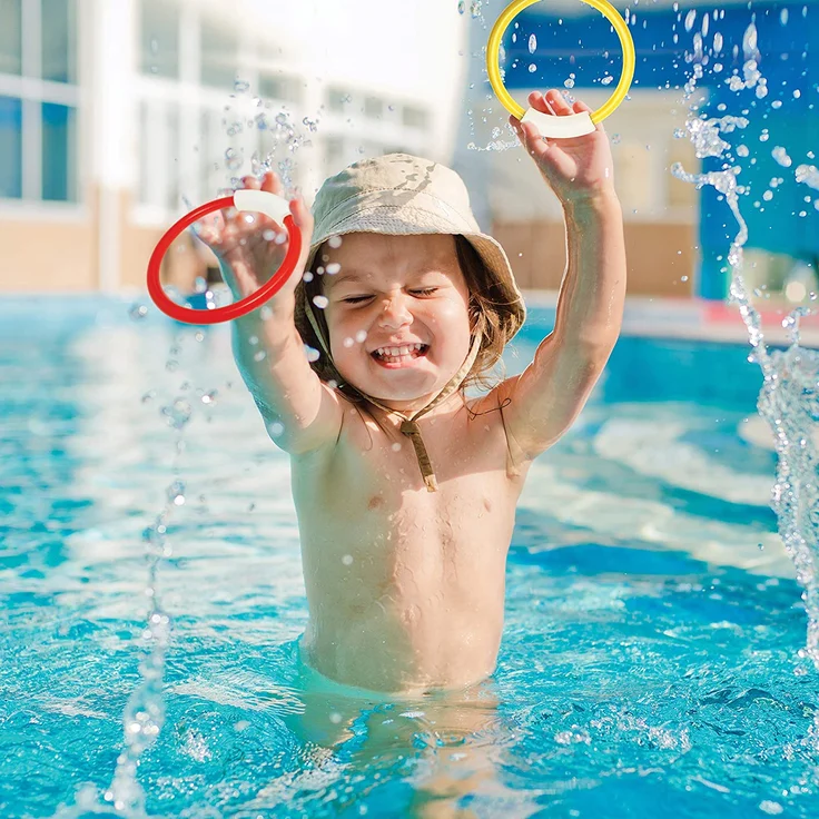 JOYIN 18 Stücke Tauchspielzeug Unterwasser Tauchen Diving Set, Tauchen Spielzeug für Kinder, Schwimmen Schwimmbad Sommerpool Schwimmspielzeug – Bild 3