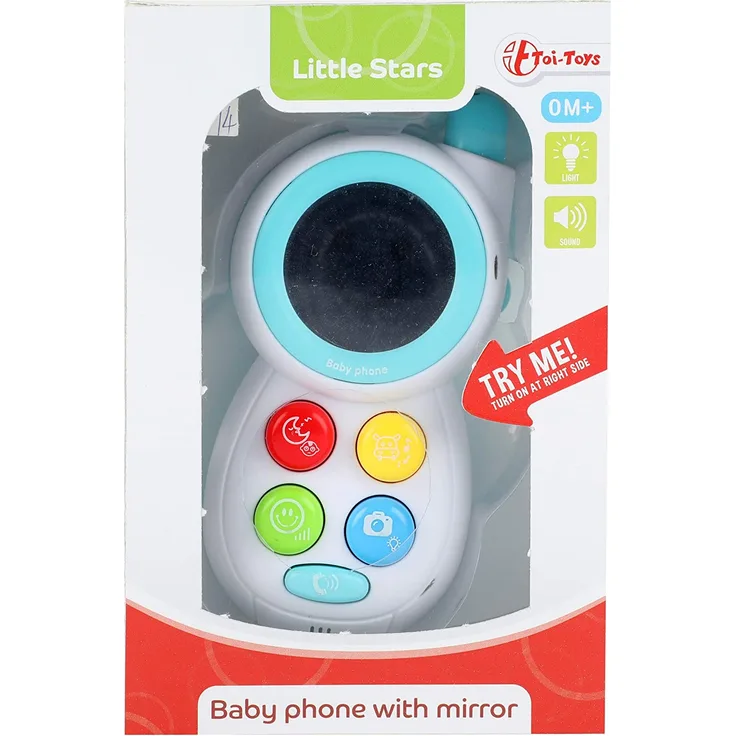 TOITOYS LITTLE STARS Baby Telefon mit Spiegel +L-T