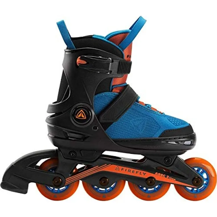 Firefly Jungen Inline Skates-289654 Skates, Black/Blue/ORA, 37