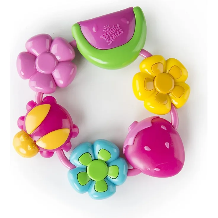 Bright Starts, Beißring, Buggy Bites, rosa