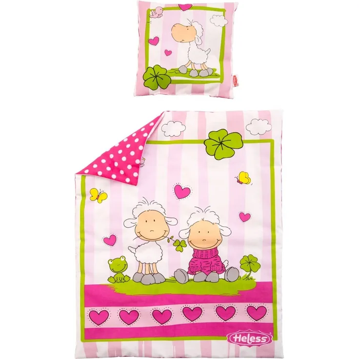 Puppen-Decke (45x35 cm) mit Kissen (17x17 cm) - Preisvergleich