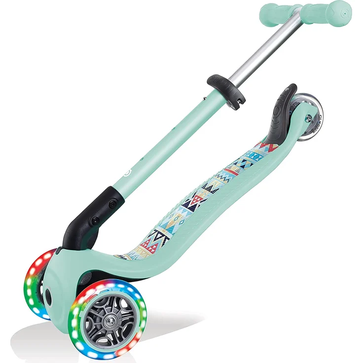 Globber JUNIOR FOLDABLE FANTASY LIGHTS Kinder Dreiradroller Beide Geschlechter Asphalt Pflasterstein Kies 50 kg 3 Rad/Räder – Bild 2