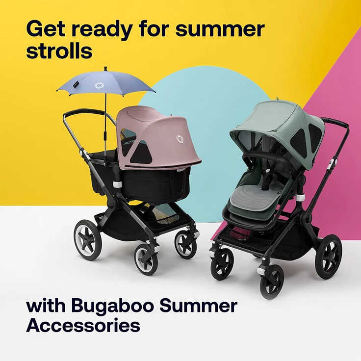 Bugaboo Doppel-Komfort wendbare Sitzauflage Tannengrün – Bild 6