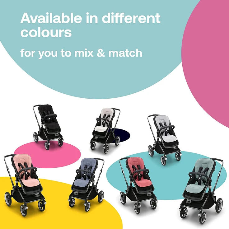 Bugaboo Doppel-Komfort wendbare Sitzauflage Tannengrün – Bild 5