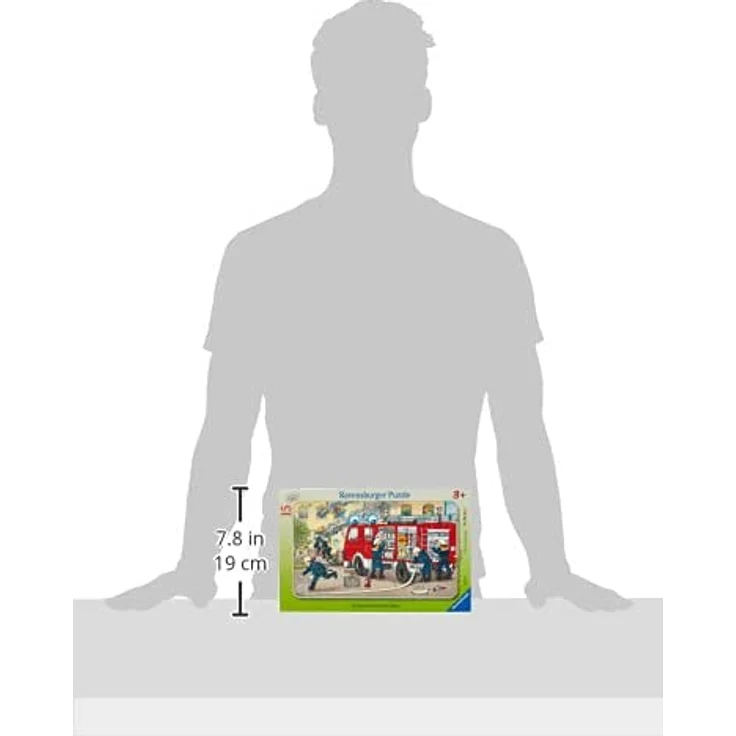 Ravensburger Puzzle - Rahmenpuzzle - Mein Feuerwehrauto, 15 Teile – Bild 5