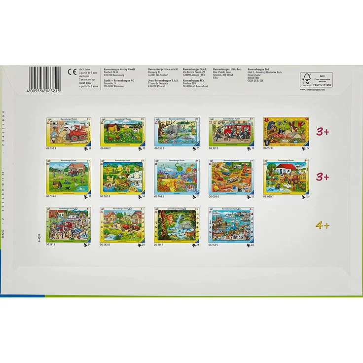 Ravensburger Puzzle - Rahmenpuzzle - Mein Feuerwehrauto, 15 Teile – Bild 2