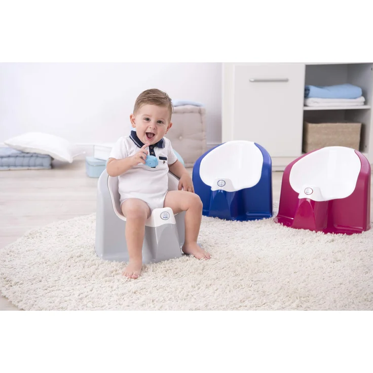 Rotho Babydesign TOP Xtra Komfort Kindertopf, Mit herausnehmbaren Aufsatz, Ab 18 Monate, Stone Grey (Grau), 20504029301 – Bild 7