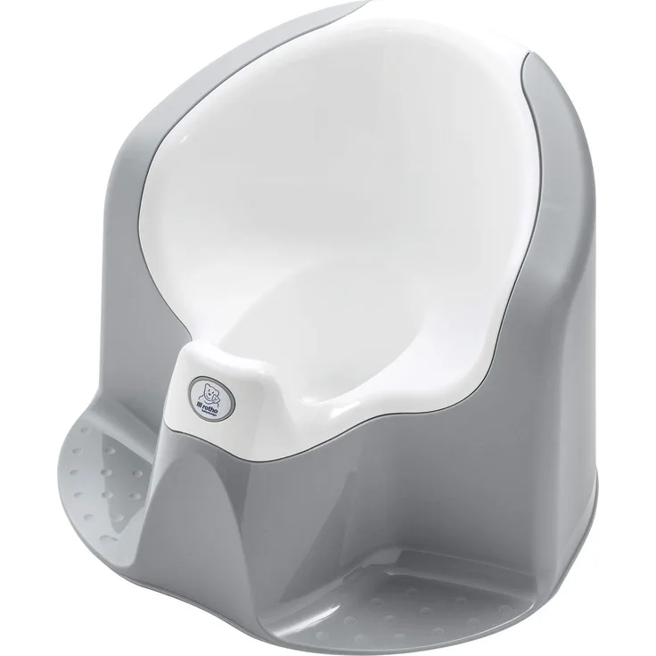 Rotho Babydesign TOP Xtra Komfort Kindertopf, Mit herausnehmbaren Aufsatz, Ab 18 Monate, Stone Grey (Grau), 20504029301