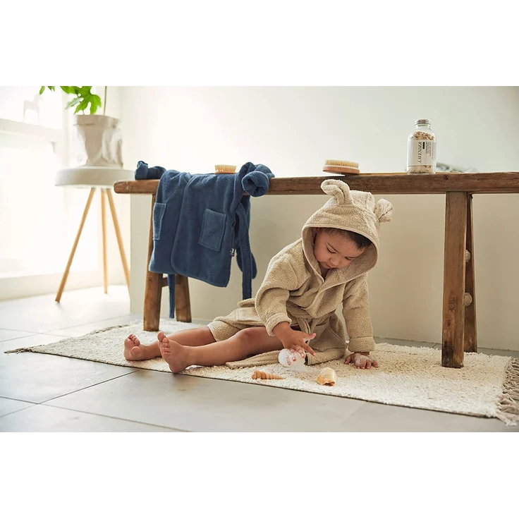 Jollein Bademantel Nougat 1-2 Jahre Beige – Bild 9