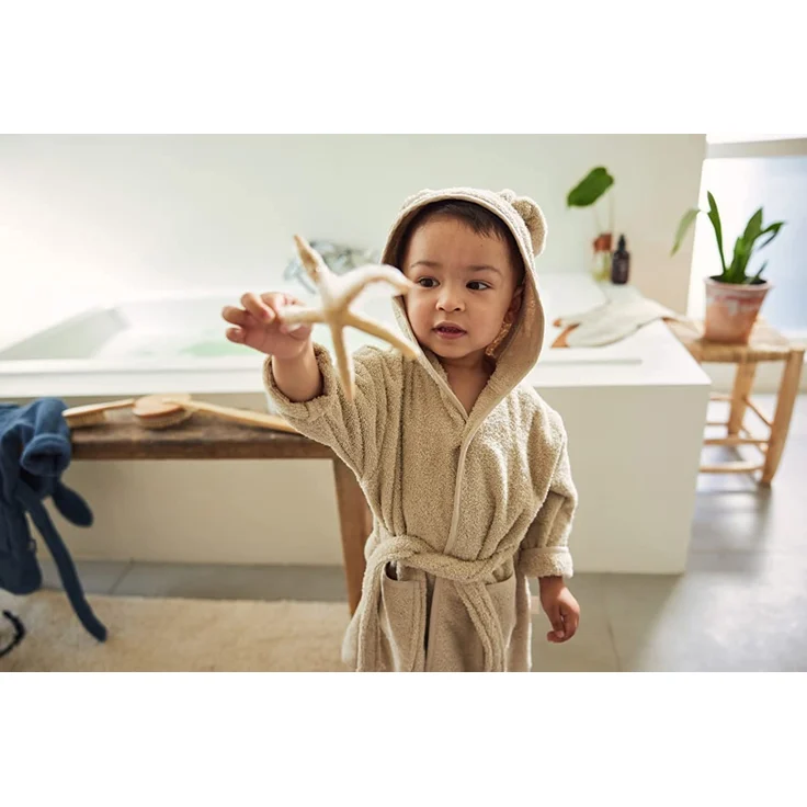 Jollein Bademantel Nougat 1-2 Jahre Beige – Bild 7
