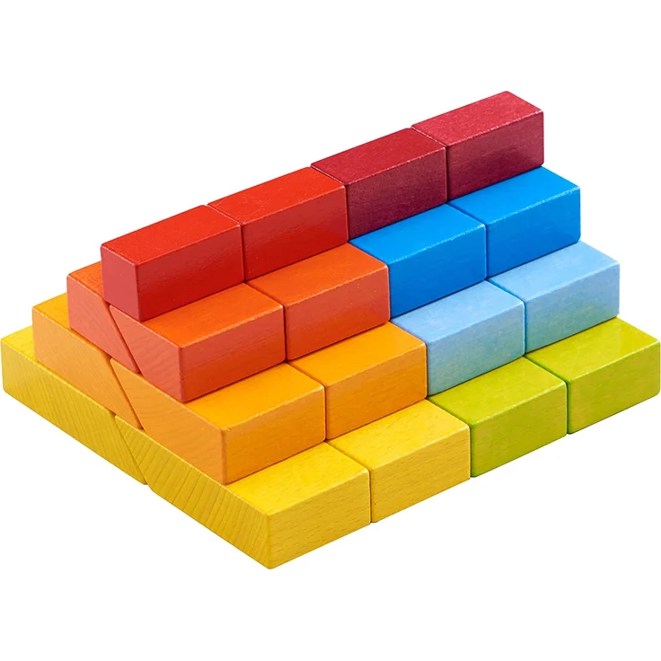 HABA 304854 - 3D-Legespiel Creative Stones, kreatives Legen, Bauen und Spielen mit bunten Regenbogenfarben, Holzspielzeug ab 2 Jahren – Bild 7