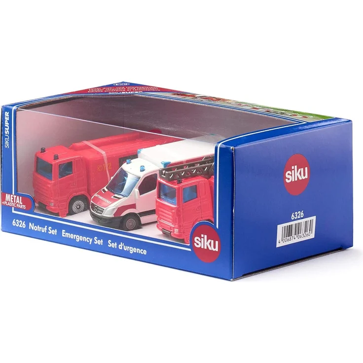 SIKU 6326 Siku Notruf Set 3teilig – Bild 7