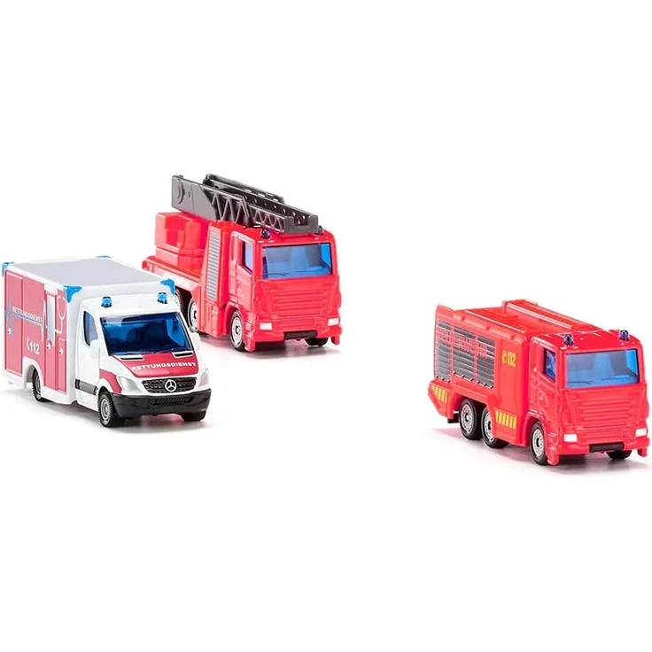 SIKU 6326 Siku Notruf Set 3teilig – Bild 6