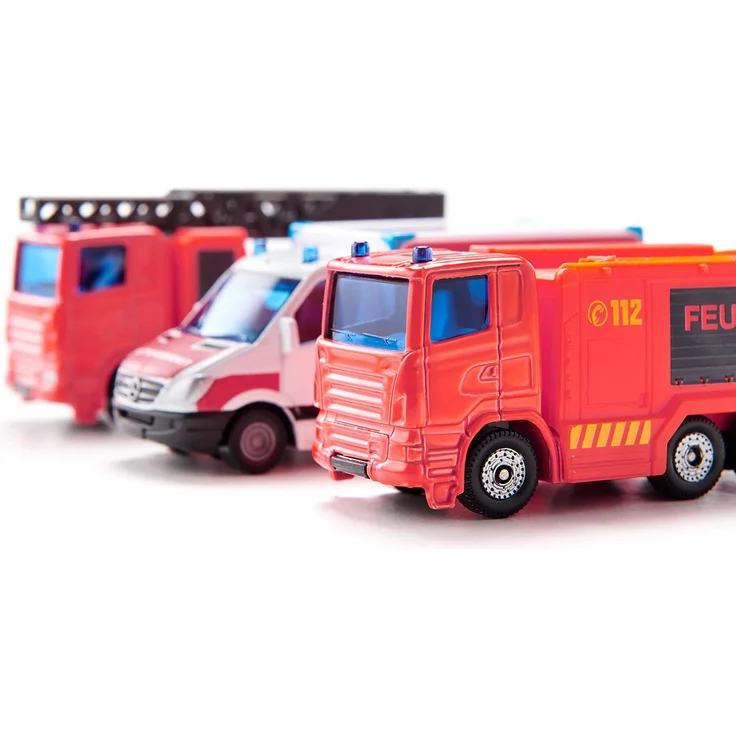 SIKU 6326 Siku Notruf Set 3teilig – Bild 3