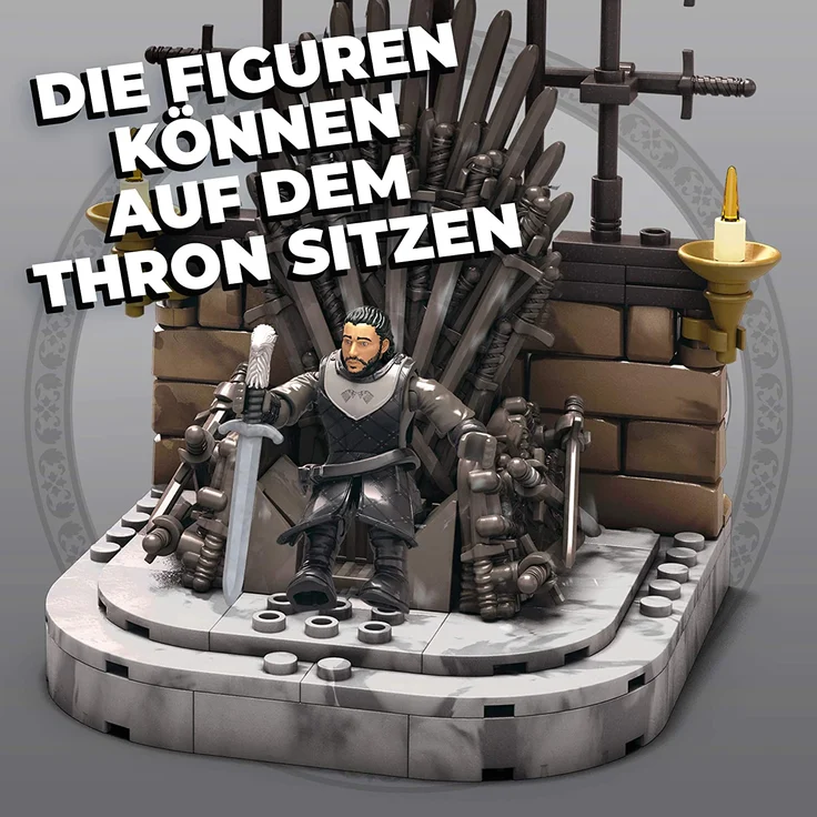 Mattel GKM68 Mega Construx Probuilder Game of Thrones Der eiserne Thron – Bild 3