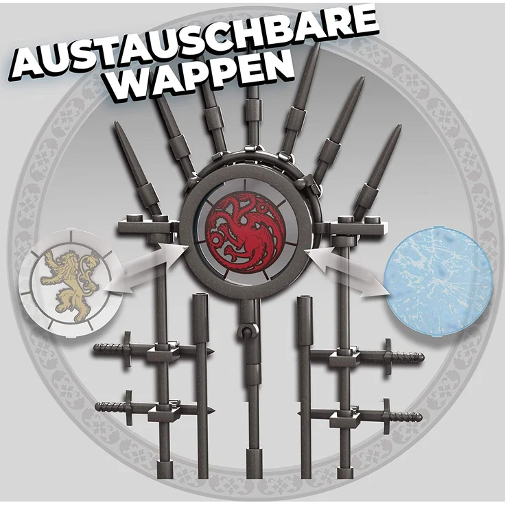 Mattel GKM68 Mega Construx Probuilder Game of Thrones Der eiserne Thron – Bild 4