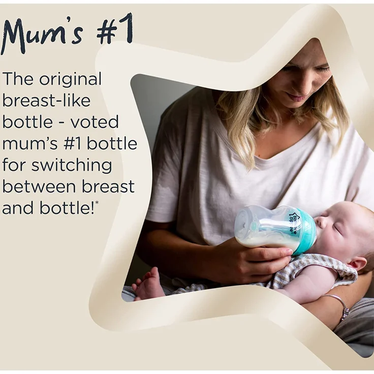 Tommee Tippee Babyflasche Advanced Anti-Kolik, Superweicher Sauger, 0+ Monate, 260ml – Bild 7