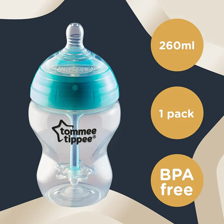 Tommee Tippee Babyflasche Advanced Anti-Kolik, Superweicher Sauger, 0+ Monate, 260ml – Bild 4