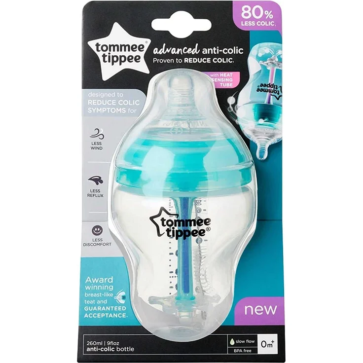 Tommee Tippee Babyflasche Advanced Anti-Kolik, Superweicher Sauger, 0+ Monate, 260ml – Bild 3