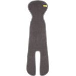 AeroMoov - Baby Sitzauflage Air Layer - Einlage Für Autositz oder Kinderwagen - Gruppe 2/3 mit Beinen - Antischwitz Sommerbezug - Bio-Baumwolle - Anthrazit