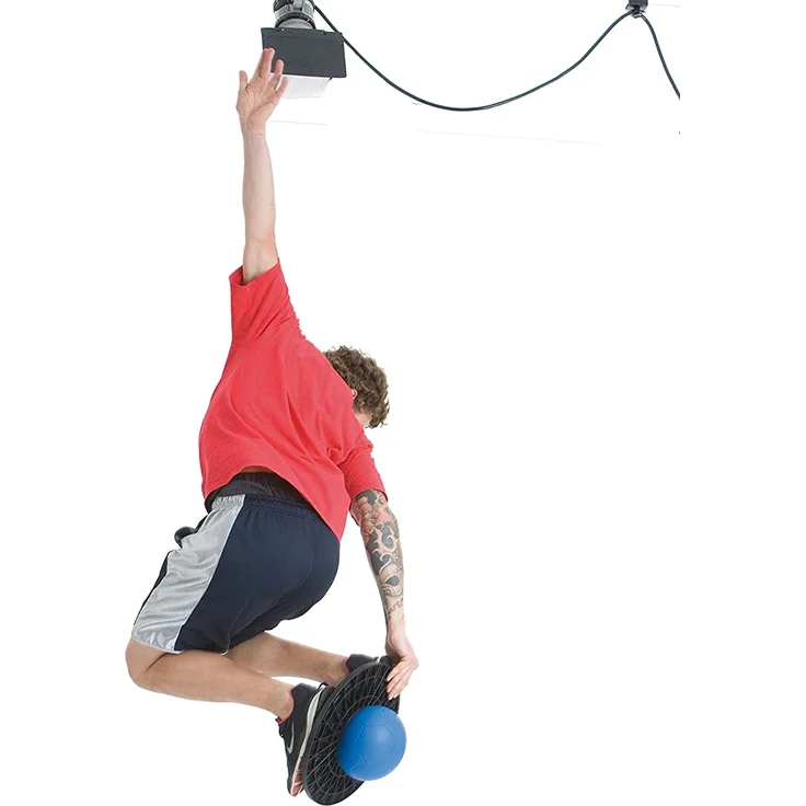 TOGU Hüpfball Moonhopper blau/rot, bis 45 kg belastbar – Bild 4